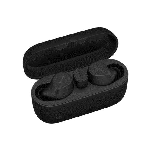 Jabra Evolve2 Buds MS - Écouteurs sans fil avec micro - intra-auriculaire - Bluetooth - Suppresseur de bruit actif - USB-C via un adaptateur Bluetooth - isolation acoustique - noir - Certifié pour Microsoft Teams État correct N/A reconditionné disponible sur Fnac