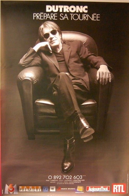 Jacques DUTRONC - 40x60 cm - AFFICHE / POSTER État correct reconditionné disponible sur Fnac