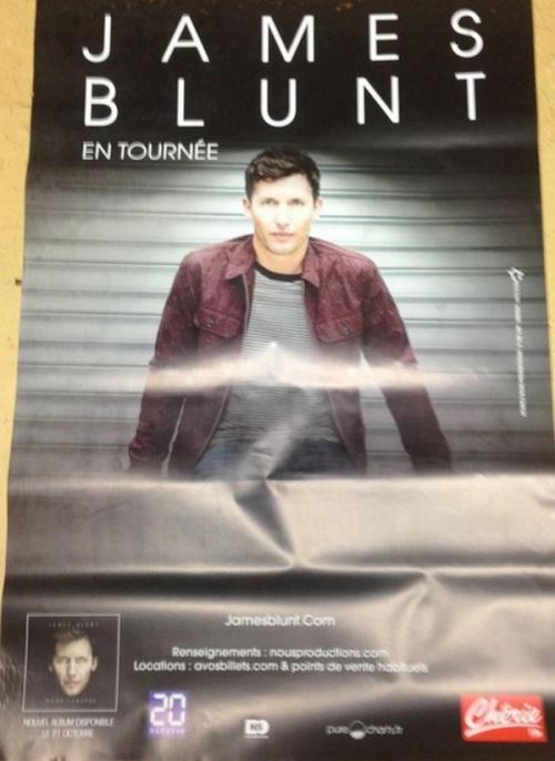James Blunt - 70x100 cm - AFFICHE / POSTER État correct N/A reconditionné disponible sur Fnac