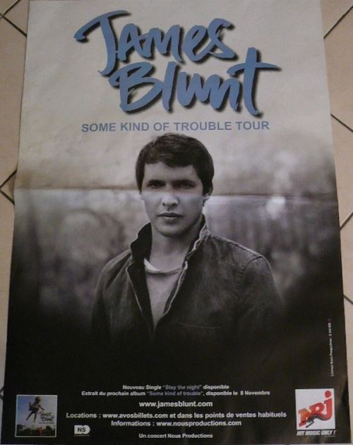James BLUNT - 70x100 cm - AFFICHE / POSTER État correct N/A reconditionné disponible sur Fnac