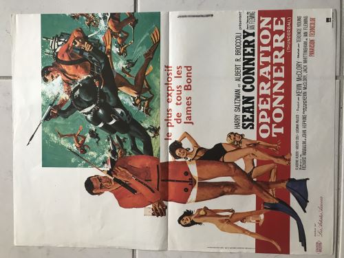 James Bond 007 - Opération Tonnerre AFFICHE CINEMA ORIGINALE État correct - 217,99 € James Bond 007 - Opération Tonnerre AFFICHE CINEMA ORIGINALE État correct N/A reconditionné disponible sur Fnac