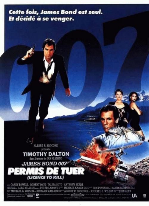 James Bond 007 Permis de Tuer - affiche Originale Cinéma pliée - 116x158 cm - AFFICHE / POSTER État correct N/A reconditionné disponible sur Fnac