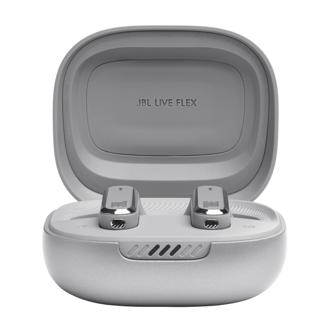 JBL LIVE FLEX Casque Sans fil Ecouteurs Musique Bluetooth Argent - Très bon état Très bon état JBL reconditionné photo 3 | Dero