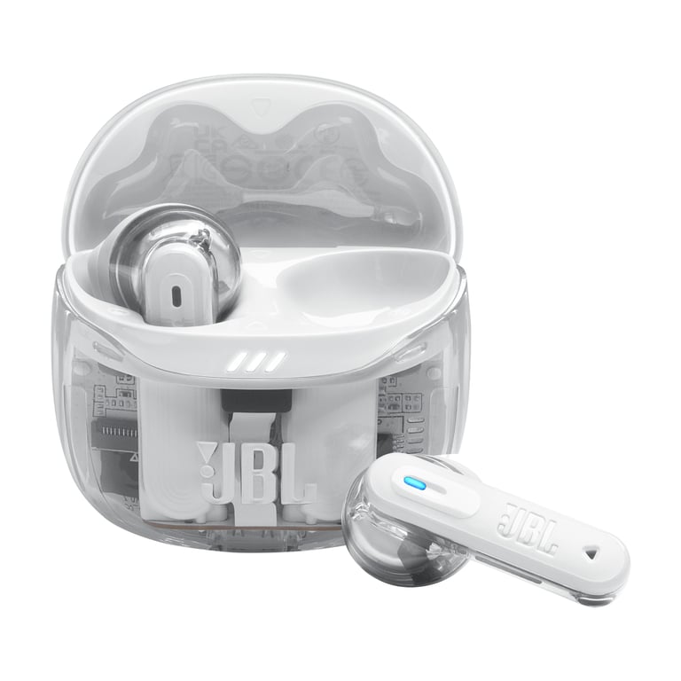 JBL Tune Flex 2 Ghost Edition Casque True Wireless Stereo (TWS) Ecouteurs Appels/Musique Bluetooth Blanc - Très bon état Très bon état JBL reconditionné disponible sur Pixmania