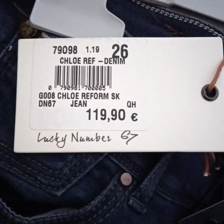 Voir photo 4 de Jean bleu Chloé Reform denim - Donavan - taille FR 36 Jean bleu Chloé Reform denim - Donavan - taille FR 36 Parfait état reconditionné photo 4