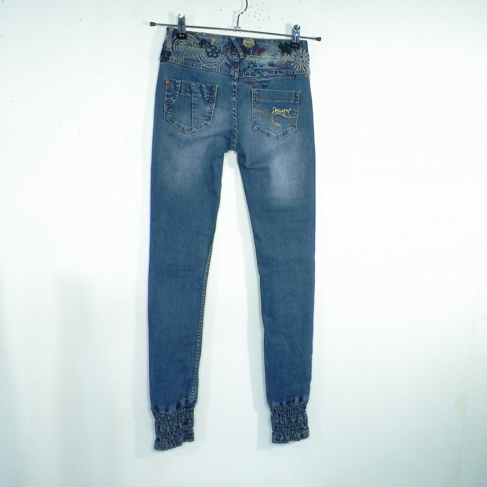 Voir photo 2 de Jean Femme Bleu DESIGUAL Taille Estimé 32 Jean Femme Bleu DESIGUAL Taille Estimé 32 reconditionné photo 2