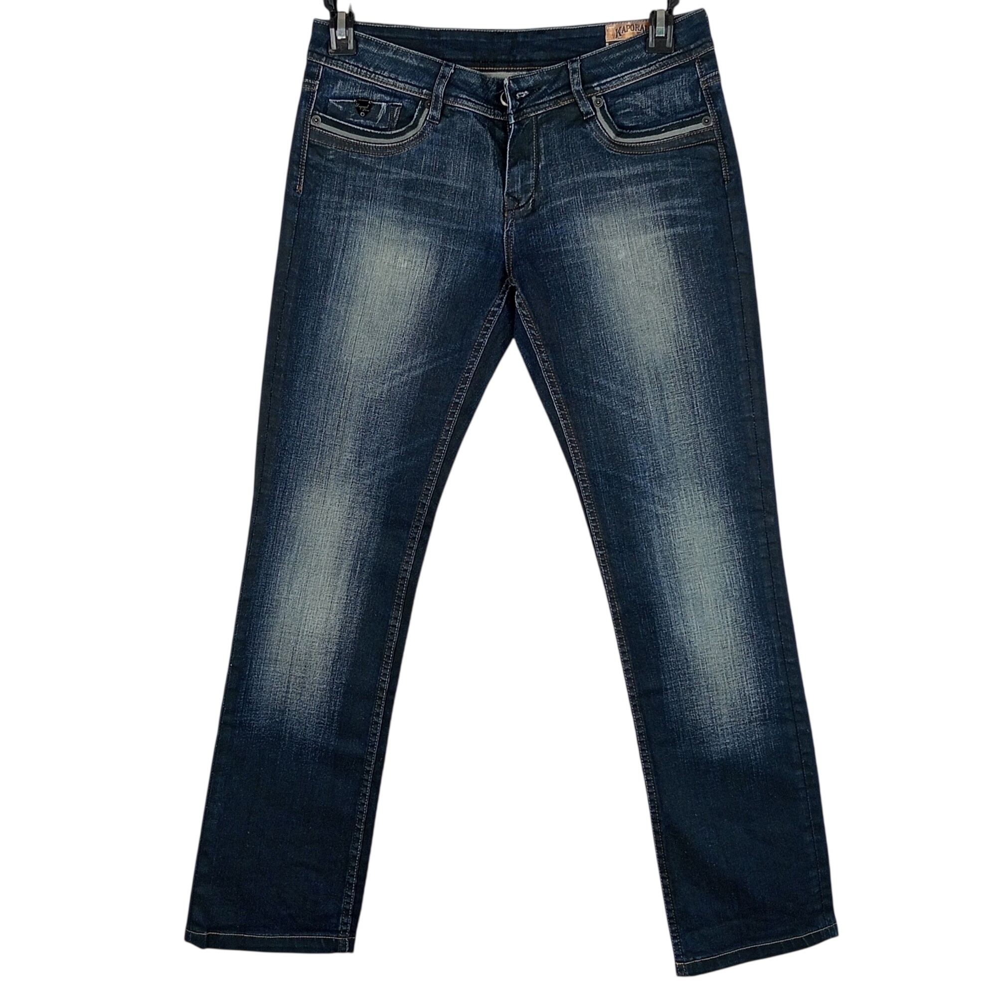 Jean - femme - marque Kaporal - coupe longue - couleur bleu marine - taille US 30- FR 40 Très bon état - 20,50 € Jean - femme - marque Kaporal - coupe longue - couleur bleu marine - taille US 30- FR 40 Très bon état reconditionné disponible sur Label Emmaüs