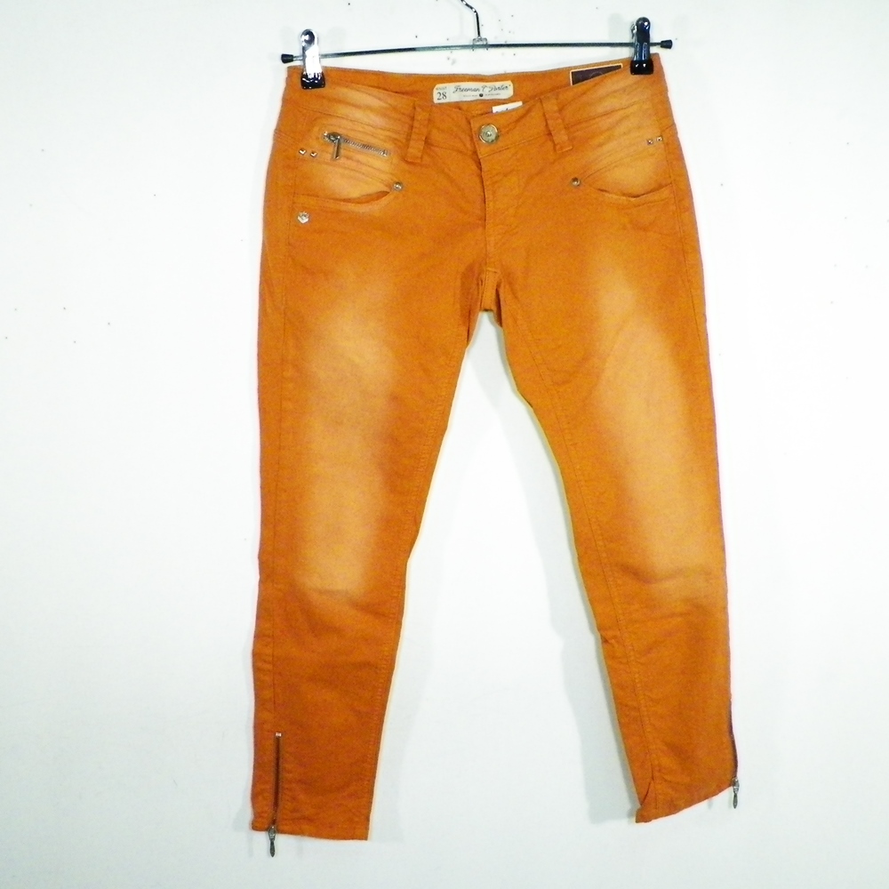 Voir photo 2 de Jean Femme Orange FREEMAN T PORTER Taille Estimée 36. Jean Femme Orange FREEMAN T PORTER Taille Estimée 36. Bon état reconditionné photo 2
