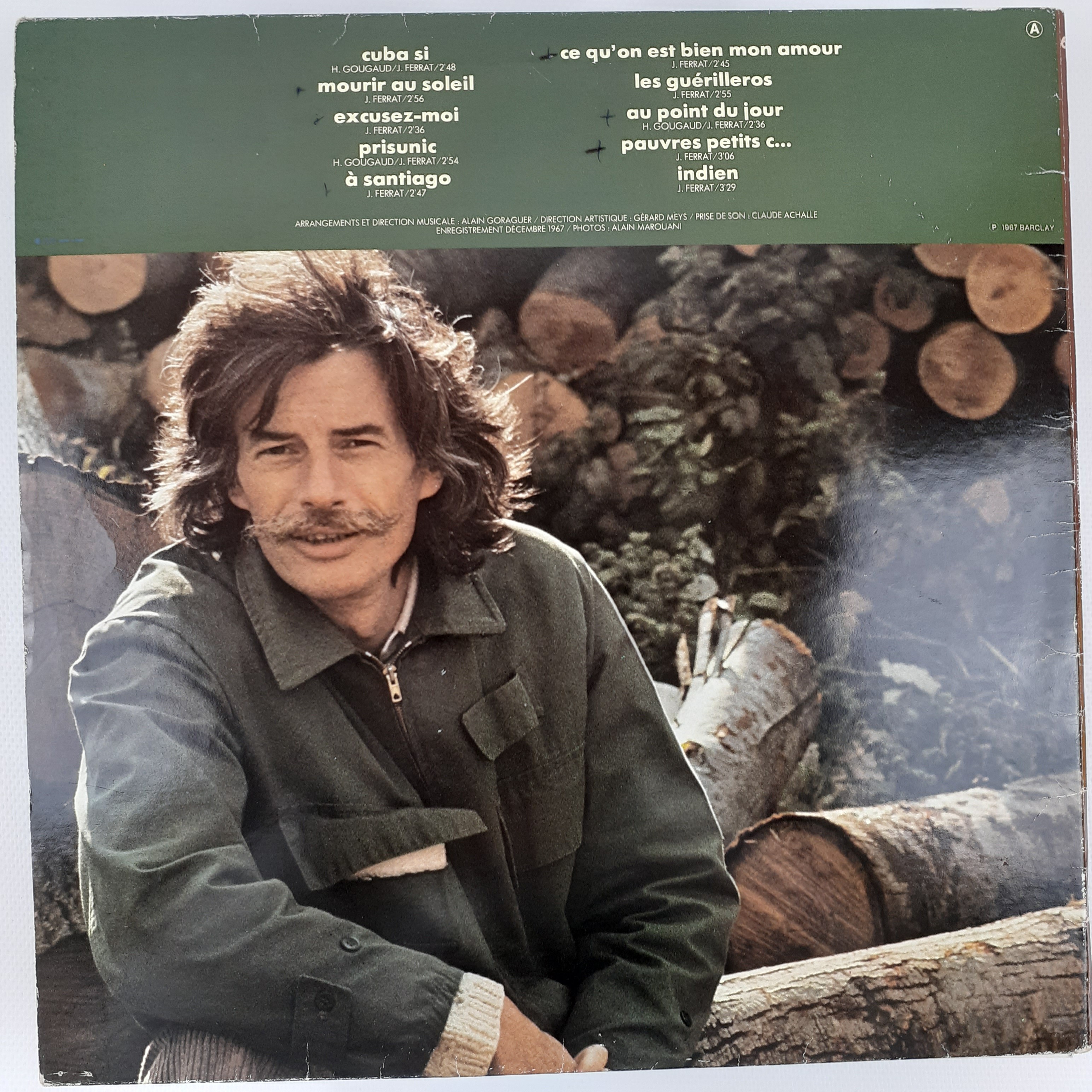 Voir photo 4 de Jean Ferrat à Santiago 1967 Jean Ferrat à Santiago 1967 Très bon état reconditionné photo 4