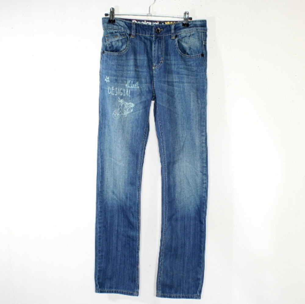 Acheter Jean Fille Bleu DESIGUAL 13/ 14 ans Très bon état - 10,00 € Jean Fille Bleu DESIGUAL 13/ 14 ans Très bon état reconditionné disponible sur Label Emmaüs