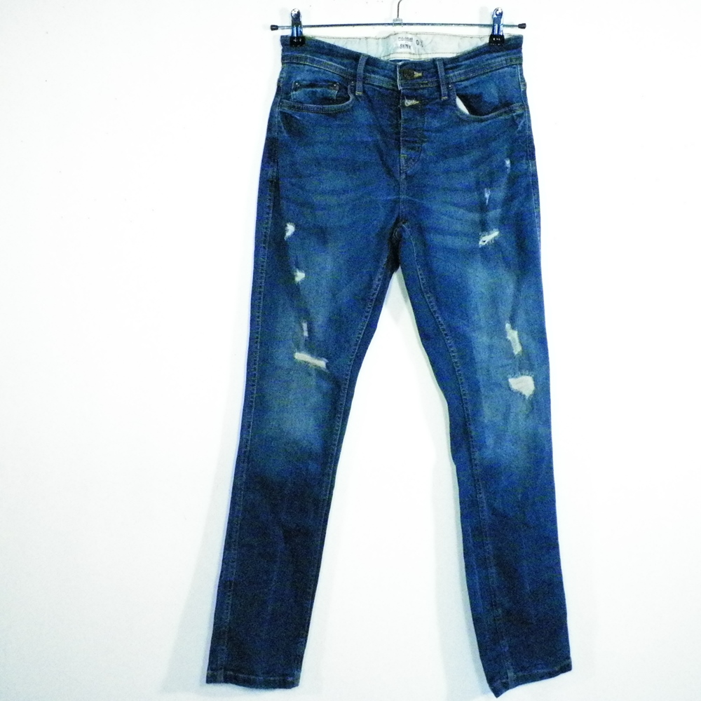 Acheter Jean Homme Bleu PULL&BEAR T 40 Bon état - 10,50 € Jean Homme Bleu PULL&BEAR T 40 Bon état reconditionné disponible sur Label Emmaüs