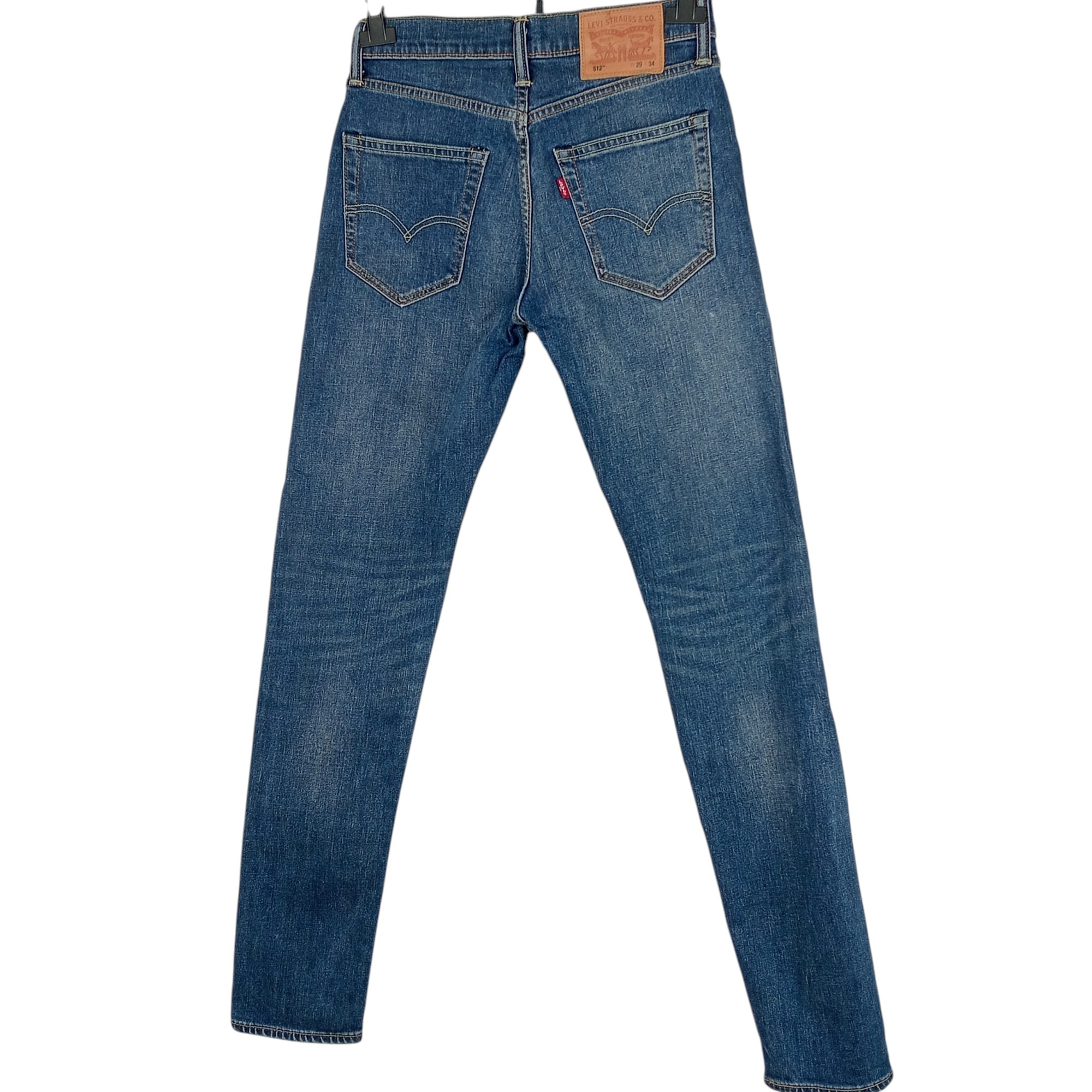 Voir photo 2 de Jean - homme - marque Levi's - coupe longue - couleur bleu foncé - taille US W29/L34 - FR 36 Jean - homme - marque Levi's - coupe longue - couleur bleu foncé - taille US W29/L34 - FR 36 Très bon état reconditionné photo 2