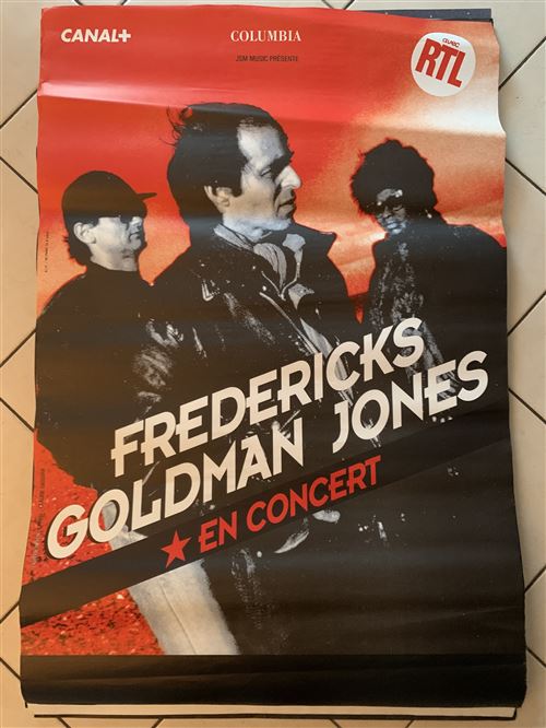 Jean-Jacques GOLDMAN - Fredericks Jones - 1993 - 80x120cm - Affiche État correct - 69,99 € Jean-Jacques GOLDMAN - Fredericks Jones - 1993 - 80x120cm - Affiche État correct N/A reconditionné disponible sur Fnac