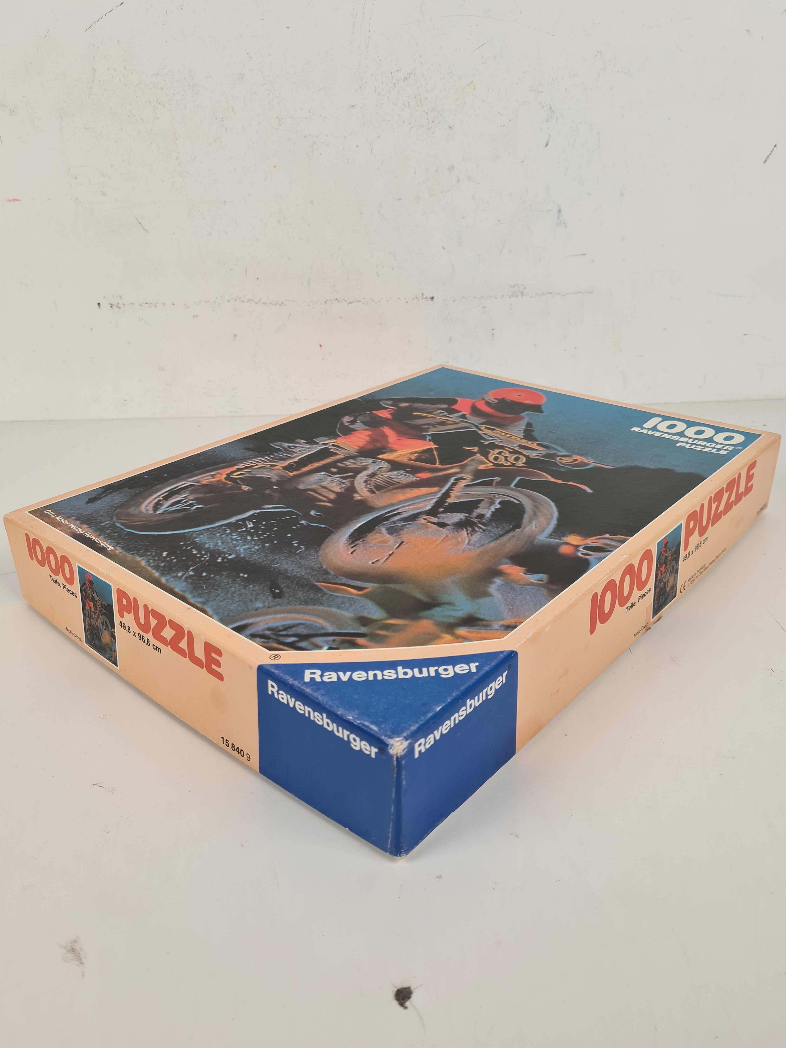 Voir photo 4 de Jeu anciens - Puzzle - Moto cross 1000 pièces - réalisé en 1992 - Ravensburger Jeu anciens - Puzzle - Moto cross 1000 pièces - réalisé en 1992 - Ravensburger Bon état reconditionné photo 4
