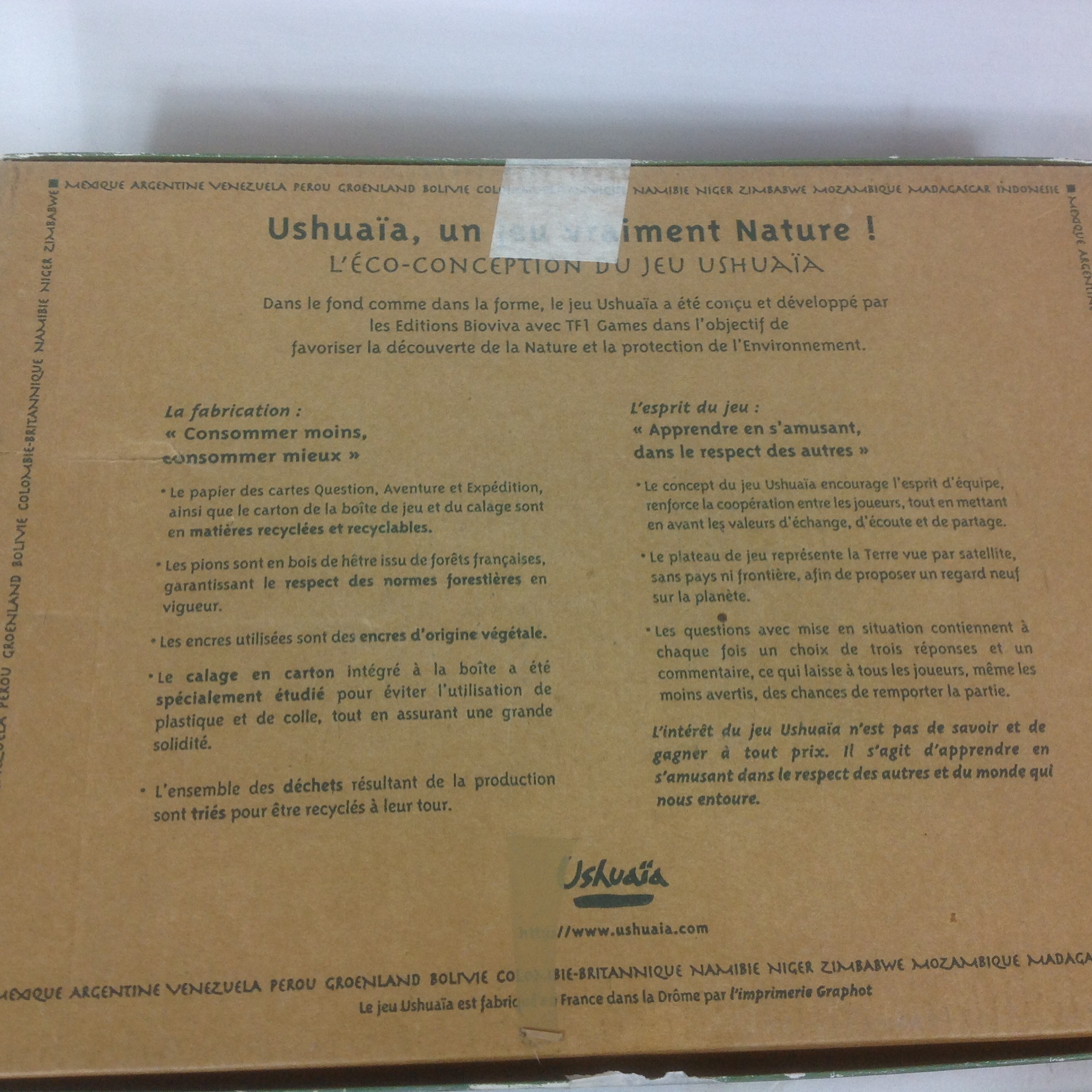 Voir photo 7 de Jeu Cap sur la nature - Ushuaïa - Ecologique et coopératif Jeu Cap sur la nature - Ushuaïa - Ecologique et coopératif Bon état reconditionné photo 7
