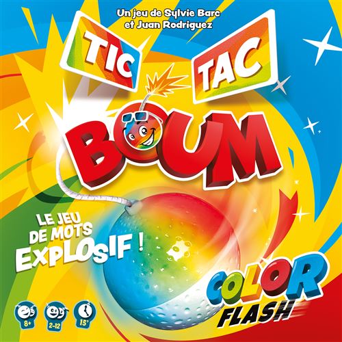 Jeu classique Asmodee Tic Tac Boum Color Flash État correct - 16,99 € Jeu classique Asmodee Tic Tac Boum Color Flash État correct reconditionné disponible sur Fnac