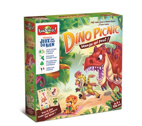 Jeu classique Bioviva Dino Picnic État correct - 12,99 € Jeu classique Bioviva Dino Picnic État correct Bioviva reconditionné disponible sur Fnac