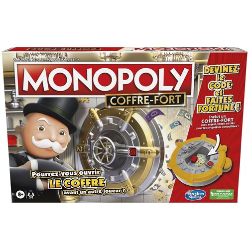Jeu classique Hasbro Monopoly Coffre-fort État correct - 11,82 € Jeu classique Hasbro Monopoly Coffre-fort État correct Hasbro Gaming reconditionné disponible sur Fnac