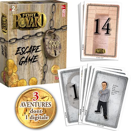 Jeu classique Lansay Fort boyard Escape Game État correct - 22,00 € Jeu classique Lansay Fort boyard Escape Game État correct Lansay reconditionné disponible sur Fnac
