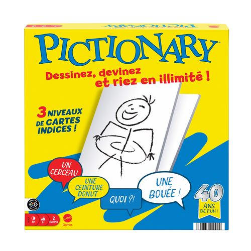 Jeu classique Mattel Pictionary État correct - 17,99 € Jeu classique Mattel Pictionary État correct reconditionné disponible sur Fnac