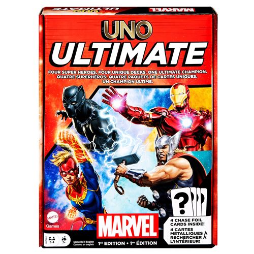Acheter Jeu classique Mattel Uno Ultimate Marvel État correct - 11,00 € Jeu classique Mattel Uno Ultimate Marvel État correct Mattel reconditionné disponible sur Fnac