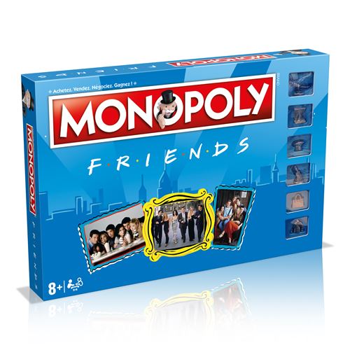 Jeu classique Monopoly Friends en français État correct Monopoly reconditionné disponible sur Fnac