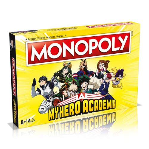 Jeu classique Monopoly My Hero Academia État correct Monopoly reconditionné disponible sur Fnac