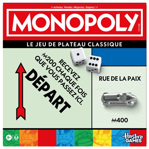 Jeu classique Monopoly Refresh État correct - 15,99 € Jeu classique Monopoly Refresh État correct reconditionné disponible sur Fnac