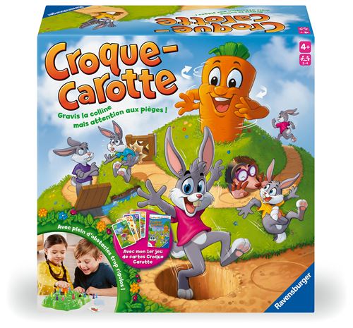 Jeu classique Ravensburger Croque Carotte + Jeu de cartes Nouveau pack État correct - 17,99 € Jeu classique Ravensburger Croque Carotte + Jeu de cartes Nouveau pack État correct reconditionné disponible sur Fnac