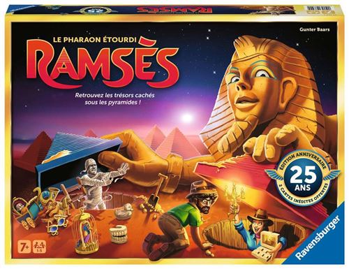 Acheter Jeu classique Ravensburger Ramsès Edition anniversaire 25 ans État correct - 13,00 € Jeu classique Ravensburger Ramsès Edition anniversaire 25 ans État correct Ravensburger reconditionné disponible sur Fnac