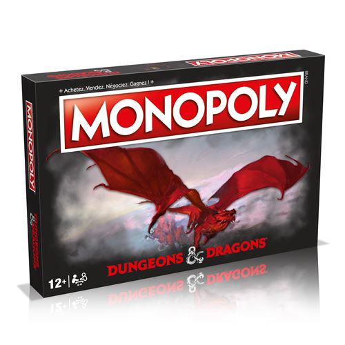 Jeu classique Winning Moves Monopoly Dungeons & Dragons État correct Winning Moves reconditionné disponible sur Fnac
