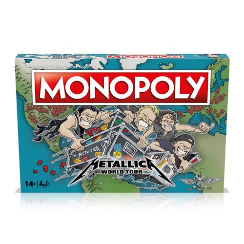 Jeu classique Winning Moves Monopoly Metallica État correct Winning Moves reconditionné disponible sur Fnac