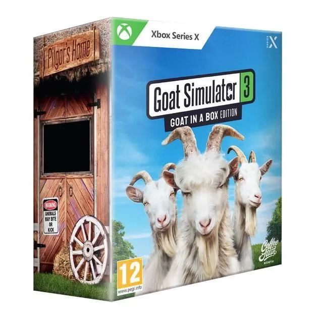 Jeu - Coffee Stain Studios - Goat Simulator 3 - Xbox Series X - Simulation - En boîte Reconditionné - 69,95 € Jeu - Coffee Stain Studios - Goat Simulator 3 - Xbox Series X - Simulation - En boîte Reconditionné Koch Media reconditionné disponible sur Cdiscount Seconde Vie