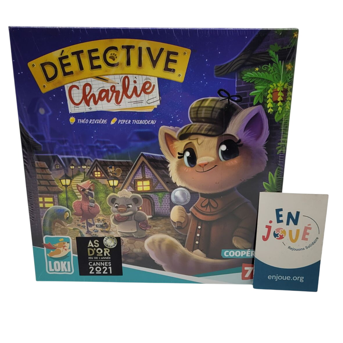 Jeu coopératif - Détective Charlie - Loki - À partir de 7 ans. Parfait état - 13,00 € Jeu coopératif - Détective Charlie - Loki - À partir de 7 ans. Parfait état reconditionné disponible sur Label Emmaüs