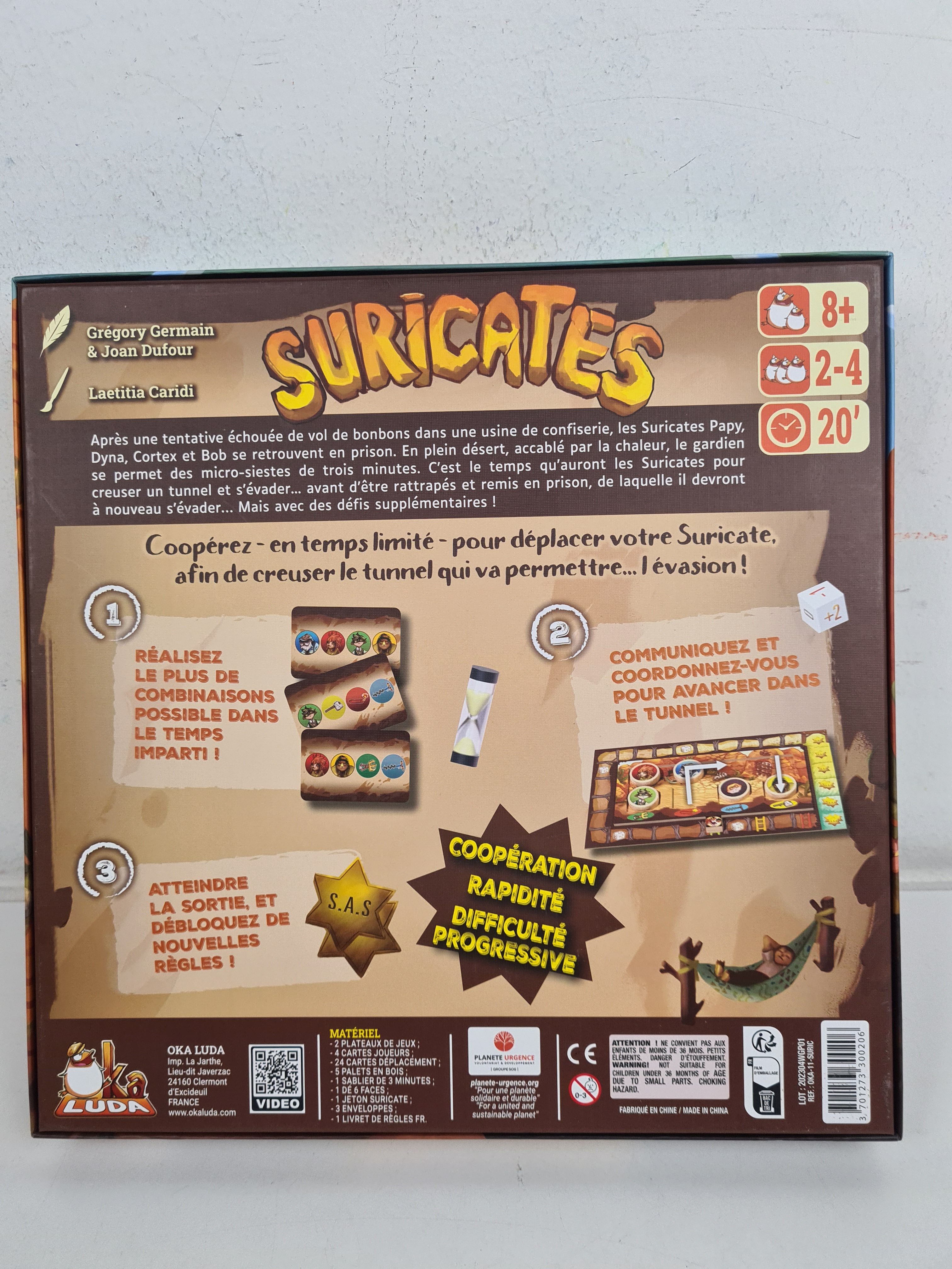 Voir photo 4 de Jeu coopératif - Suricates - Oka Luda - 8 ans+ Jeu coopératif - Suricates - Oka Luda - 8 ans+ Parfait état reconditionné photo 4