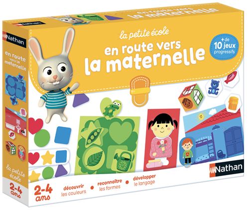 Jeu couleur et forme Nathan En route vers la maternelle État correct reconditionné disponible sur Fnac
