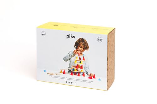 Jeu créatif en bois Piks Oppi Moyen 44 pièces État correct reconditionné disponible sur Fnac
