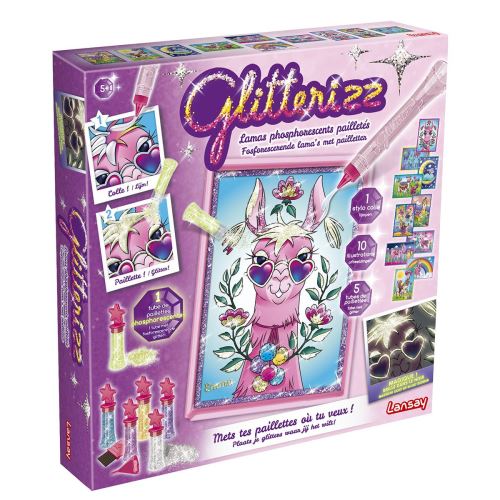 Jeu créatif Lansay Glitterizz Lamas phosphorescents paillettes État correct Lansay reconditionné disponible sur Fnac
