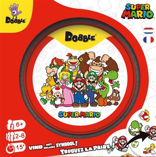 Jeu d’ambiance Asmodee Dobble Super Mario État correct Asmodee reconditionné disponible sur Fnac