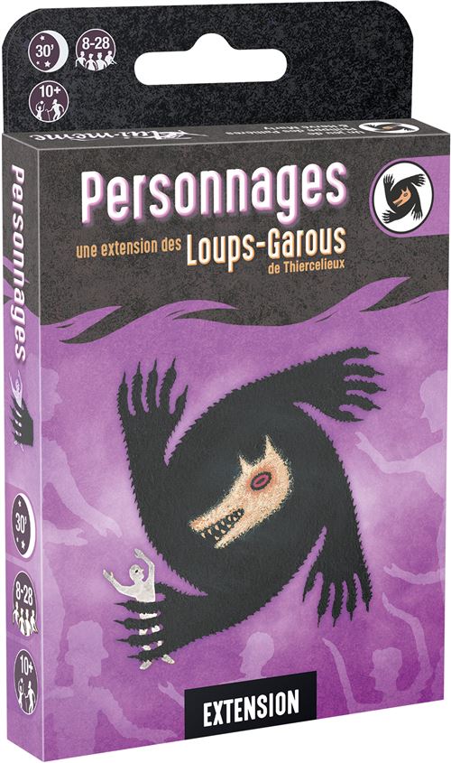 Jeu d’ambiance Asmodee Loups-Garous Ext Personnages Version Eco État correct Asmodee reconditionné disponible sur Fnac