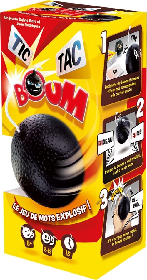 Jeu d’ambiance Asmodee Tic Tac Boum Eco Pack État correct Asmodee reconditionné disponible sur Fnac