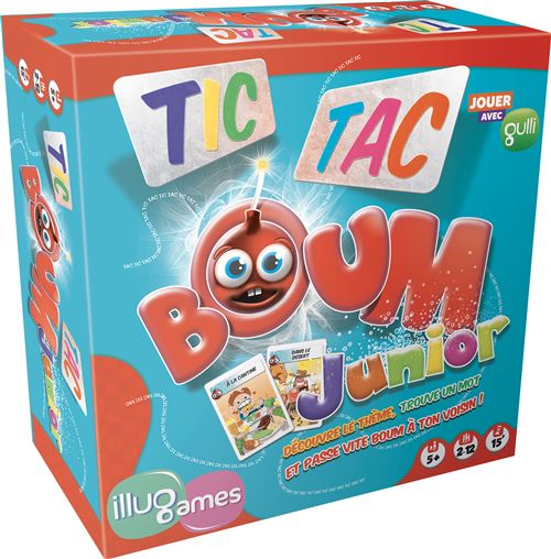 Jeu d’ambiance Asmodee Tic Tac Boum Junior Illugames État correct Asmodee reconditionné disponible sur Fnac