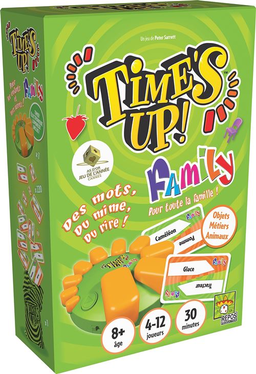 Jeu d'ambiance Asmodee Time's Up Family 1 Gms Nouvelle édition État correct Asmodee reconditionné disponible sur Fnac