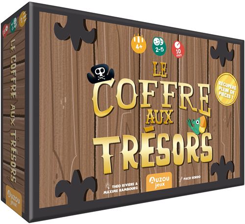 Jeu d'ambiance Auzou Le coffre aux trésors État correct N/A reconditionné disponible sur Fnac
