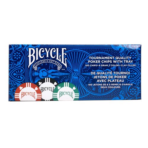 Acheter Jeu d’ambiance Bicycle Pack de 100 jetons de poker État correct - 14,99 € Jeu d’ambiance Bicycle Pack de 100 jetons de poker État correct reconditionné disponible sur Fnac