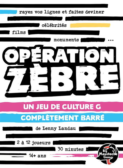 Jeu d’ambiance Big Moustache Opération Zèbre État correct reconditionné disponible sur Fnac