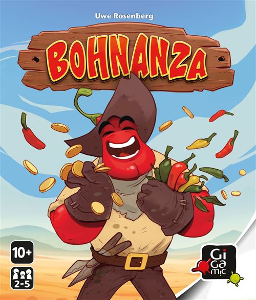 Jeu d’ambiance Gigamic Bohnanza Boîte métal État correct reconditionné disponible sur Fnac