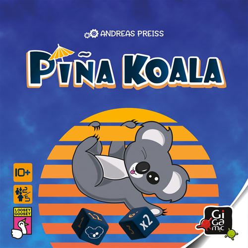 Jeu d’ambiance Gigamic Pina Koala État correct - 15,85 € Jeu d’ambiance Gigamic Pina Koala État correct Gigamic reconditionné disponible sur Fnac