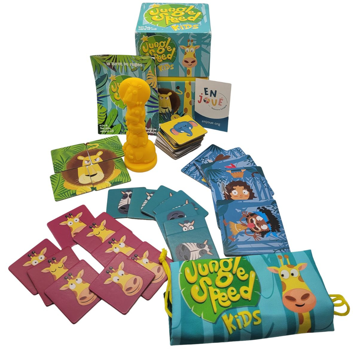 Voir photo 2 de Jeu d'ambiance -Jungle Speed Kids - Asmodee - Dès 4 ans. Jeu d'ambiance -Jungle Speed Kids - Asmodee - Dès 4 ans. Bon état reconditionné photo 2