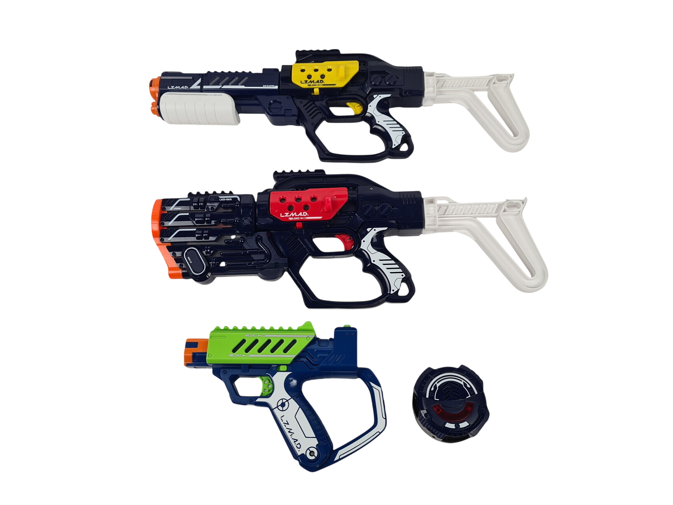 Jeu d'ambiance - LAZER M.A.D - Lot de 3 Laser Game - Opérations de combat avancées X - 8 ans + Bon état - 10,00 € Jeu d'ambiance - LAZER M.A.D - Lot de 3 Laser Game - Opérations de combat avancées X - 8 ans + Bon état reconditionné disponible sur Label Emmaüs